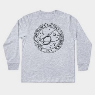 Vintage NASA Logo Kids Long Sleeve T-Shirt